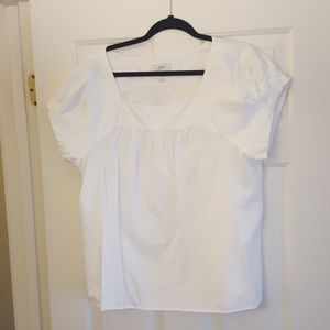LOFT ruffle sleeves top